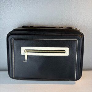 Esteé Lauder Black and White Travel Case Makeup Bag NWOT